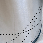 ART CENTER / Diseño del basurero Jumbo Conico en acero inoxidable